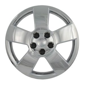 Coast to Coast Wheel Cover, 16 Inch, 5 Spoke, Chrome Plated, Plastic, Set of 4, For 3251 Wheels, Lug Covers – IWC45916C