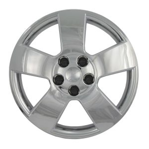 Coast to Coast Wheel Cover, 16 Inch, 5 Spoke, Silver, Plastic, Set of 4, For 3251 Wheels, Lug Covers – IWC45916S