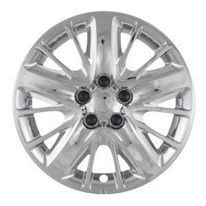 Coast to Coast Wheel Cover, 18 Inch, 5 Split Spoke, Chrome Plated, Plastic, Set of 4, Lug Covers – IWC47218C