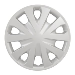 Coast to Coast Wheel Cover, 15 Inch, 5 V-Spoke, Silver, Plastic, Set of 4. Also Use Number IWC49615S – 49615S