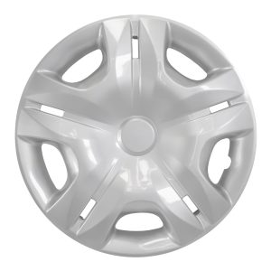Coast to Coast Wheel Cover, 15 Inch, 5 Split Spoke, Silver, Plastic, Set of 4, Standard Leg – IWC49715S
