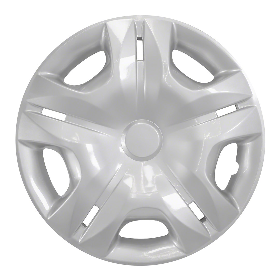 Coast to Coast Wheel Cover, 15 Inch, 5 Split Spoke, Silver, Plastic, Set of 4, Standard Leg – IWC49715S