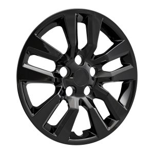 Coast to Coast Wheel Cover, 16 Inch, 10 Spoke, Gloss Black, Plastic, Set of 4, Bolt on – IWC50516BLK
