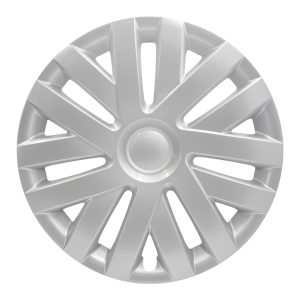 Coast to Coast Wheel Cover, 16 Inch, 7 Double Spoke, Silver, Plastic, Set of 4, Standard Leg – IWC50616S