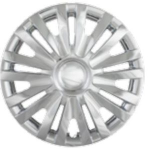Coast to Coast Wheel Cover, 15 Inch, 9 V Spoke, Chrome Plated, Plastic, Set of 4, Spring Steel Clip – IWC50715C