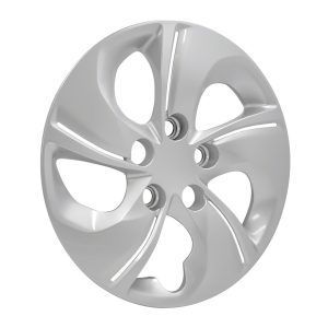 Coast to Coast Wheel Cover, 15 Inch, 5 Twisted Spoke, Silver, Plastic, Set of 4, Standard Leg – IWC51015S