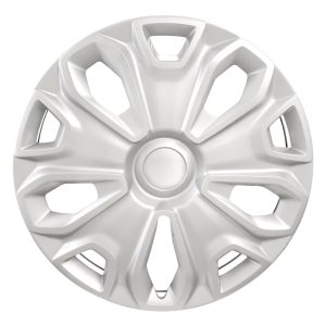 Coast to Coast Wheel Cover, 16 Inch, 5 Split Spoke, Silver, Plastic, Set of 4, Standard Leg – IWC51216S