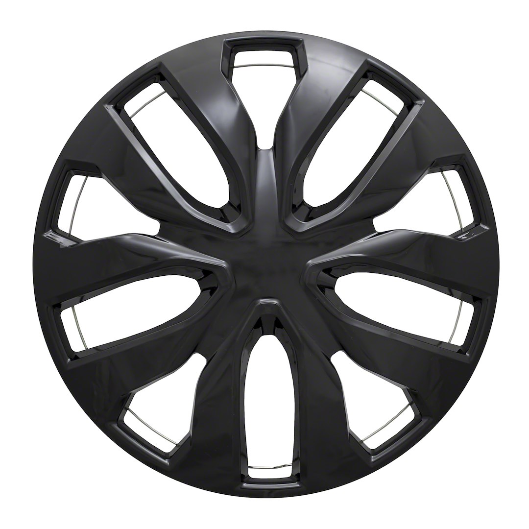 Coast to Coast Wheel Cover, 17 Inch, 10 Spoke, Gloss Black, Plastic, Set of 4 – IWC51917BLK