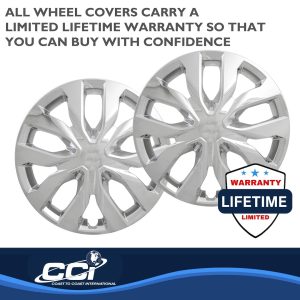 Coast to Coast Wheel Cover, 17 Inch, 10 Spoke, Chrome Plated, Plastic, Set of 4 – IWC51917C