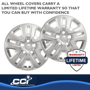 Coast to Coast Wheel Cover, 17 Inch, 10 Spoke, Chrome Plated, Plastic, Set of 4 – IWC52217C