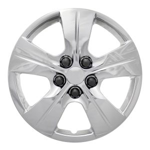 Coast to Coast Wheel Cover, 15 Inch, 5 Spoke, Chrome Plated, Plastic, Set of 4 – IWC52415C