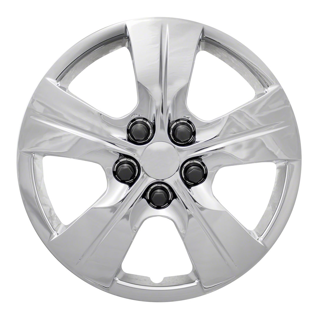 Coast to Coast Wheel Cover, 15 Inch, 5 Spoke, Chrome Plated, Plastic, Set of 4 – IWC52415C