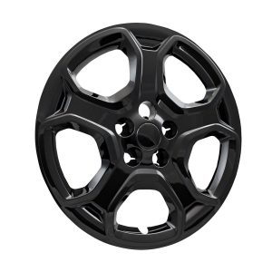 Coast to Coast Wheel Cover, 17 Inch, 5 Spoke, Black, Plastic, Set of 4 – IWC52517BLK