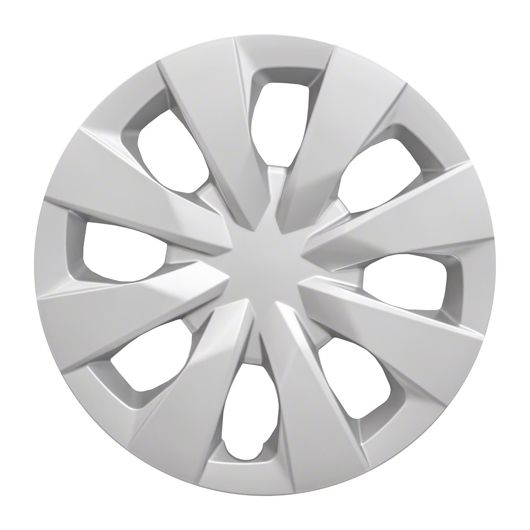 Coast to Coast Wheel Cover, 15 Inch, Eight Spoke, Painted Silver, ABS Plastic, Set of 4 – IWC52715S