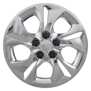 Coast to Coast Wheel Cover, 15 Inch, 5 Split Spoke, Chrome Plated, Plastic, Set of 4 – IWC53115C