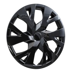 Coast to Coast Wheel Cover, 15 Inch, 6 Y Spoke, Gloss Black, Plastic, Set of 4 – IWC53315BLK