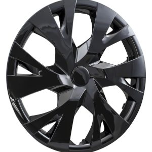 Coast to Coast Wheel Cover, 16 Inch, 6 Y Spoke, Gloss Black, Plastic, Set of 4, Universal – IWC53316BLK