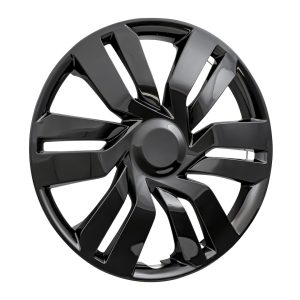 Coast to Coast Wheel Cover, 15 Inch, 6 Double Spoke, Gloss Black, Plastic, Set of 4 – IWC53415BLK