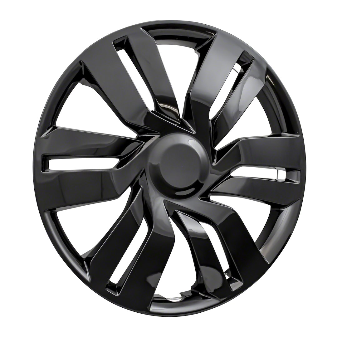 Coast to Coast Wheel Cover, 15 Inch, 6 Double Spoke, Gloss Black, Plastic, Set of 4 – IWC53415BLK