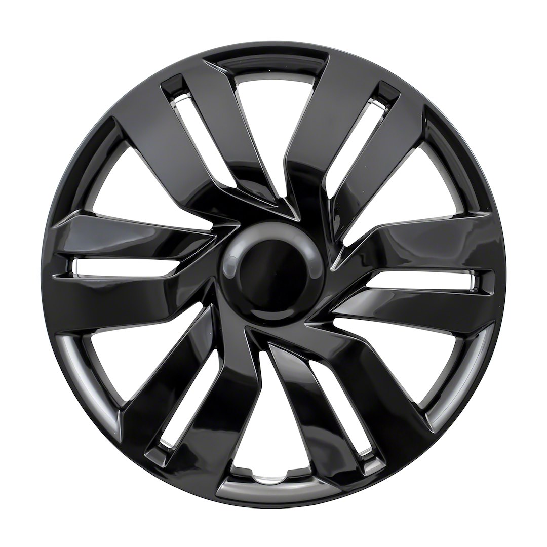 Coast to Coast Wheel Cover, 15 Inch, 6 Double Spoke, Gloss Black, Plastic, Set of 4 – IWC53415BLK