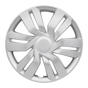 Coast to Coast Wheel Cover, 15 Inch, 6 Double Spoke, Silver, Plastic, Set of 4 – IWC53415S