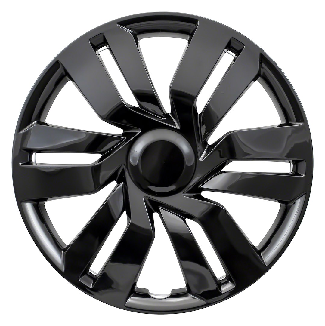 Coast to Coast Wheel Cover, 17 Inch, 6 Double Spoke, Gloss Black, Plastic, Set of 4, Universal – IWC53417BLK