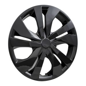 Coast to Coast Wheel Cover, 15 Inch, 5 Split Spoke, Gloss Black, Plastic, Set of 4 – IWC53515BLK