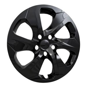 Coast to Coast Wheel Cover, 17 Inch, 6 Spoke, Gloss Black, Plastic, Set of 4 – IWC53917BLK