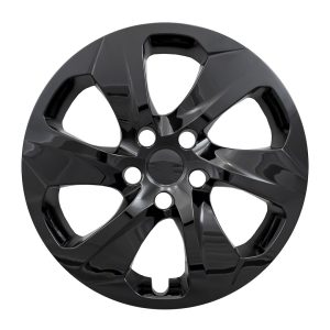 Coast to Coast Wheel Cover, 17 Inch, 6 Spoke, Gloss Black, Plastic, Set of 4 – IWC53917BLK