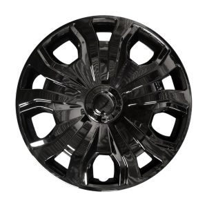 Coast to Coast Wheel Cover, 16 Inch, 5 Split Spoke, Painted, Gloss Black, Automotive Grade ABS, Set of 4, Fits Over and Into OEM Wheel – IWC54316BLK