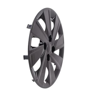 Coast to Coast Wheel Cover, 15 Inch, 8 Spoke, Painted, Gloss Black, ABS Plastic, Set of 4, Fits Over OEM Wheel – 54915BLK