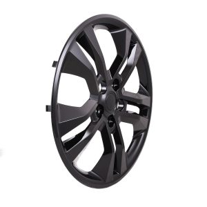 Coast to Coast Wheel Cover, 17 Inch, 5 Double Spoke, Painted, Gloss Black, Automotive Grade ABS, Set of 4 – IWC55017BLK