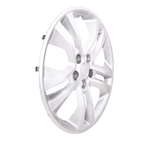 Coast to Coast Wheel Cover, 17 Inch, 5 Double Spoke, Painted, Silver, Automotive Grade ABS, Set of 4 – IWC55017S