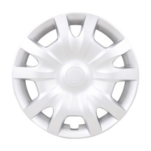 Coast to Coast Wheel Cover, 16 Inch, 10 Spoke, Painted, Silver, Automotive Grade ABS, Set of 4 – IWC55316S