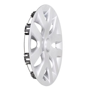Coast to Coast Wheel Cover, 16 Inch, 5 Y Spoke, Painted, Silver, Automotive Grade ABS, Set of 4, Fits Over OEM Steel Wheel – IWC55416S