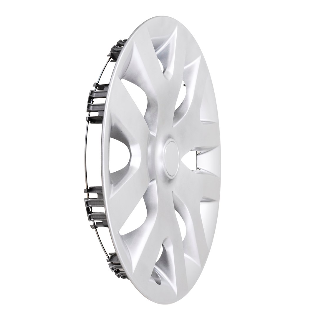 Coast to Coast Wheel Cover, 16 Inch, 5 Y Spoke, Painted, Silver, Automotive Grade ABS, Set of 4, Fits Over OEM Steel Wheel – IWC55416S