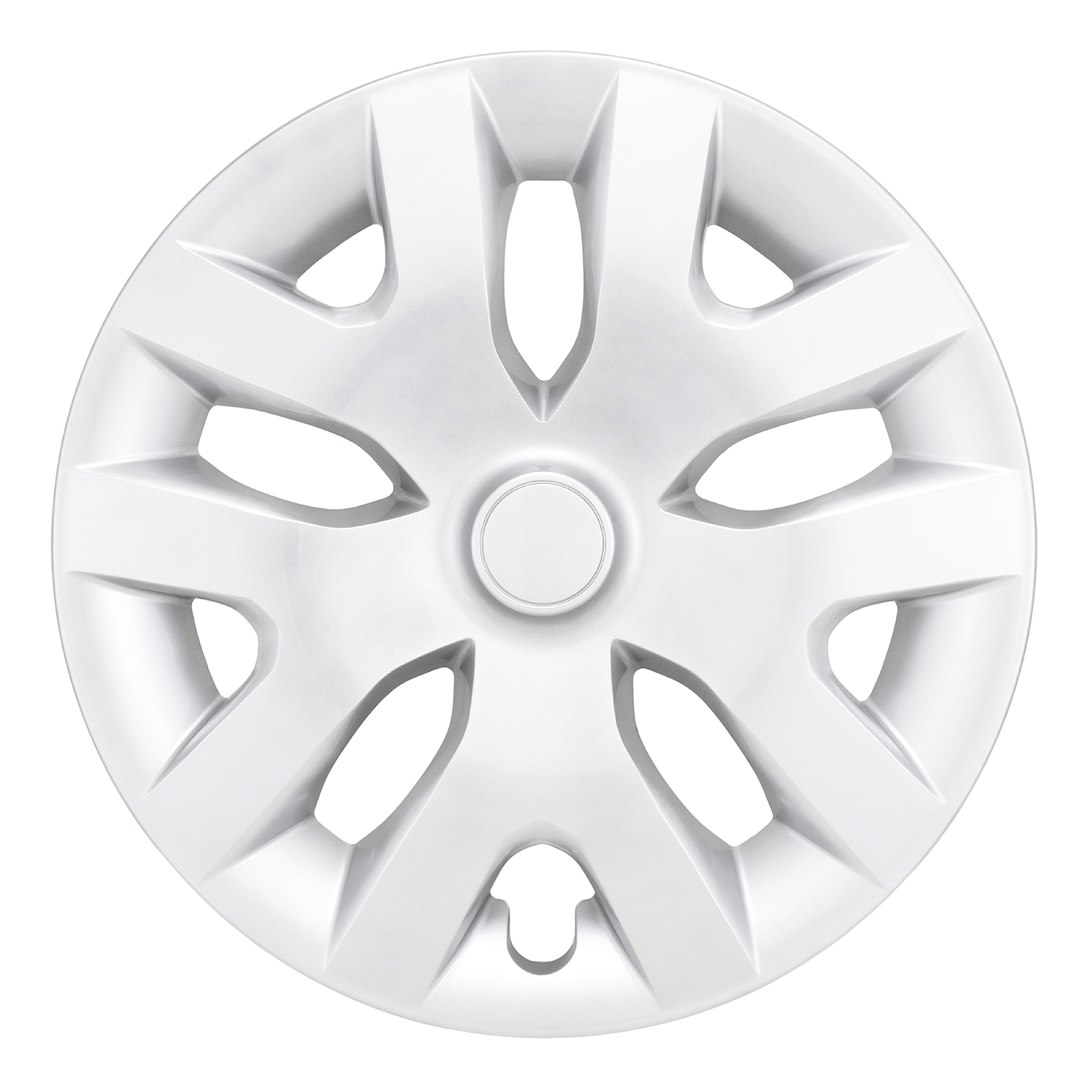 Coast to Coast Wheel Cover, 16 Inch, 5 Y Spoke, Painted, Silver, Automotive Grade ABS, Set of 4, Fits Over OEM Steel Wheel – IWC55416S
