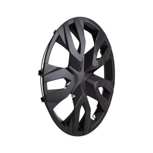 Coast to Coast Wheel Cover, 17 Inch, 7 Double Spoke, Painted, Gloss Black, Automotive Grade ABS, Set of 4 – IWC55617BLK