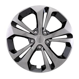 Coast to Coast Wheel Cover, 17 Inch, 10 Spokes, Painted, Gun Metal, ABS Plastic, Set of 4, Fits Over OEM Wheel – 56417GB