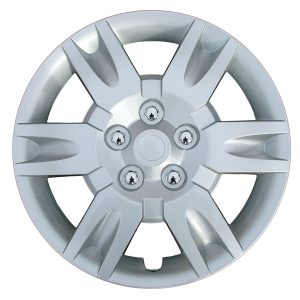 Coast to Coast Wheel Cover, 16 Inch, 6 Spoke, Silver, Plastic, Set of 4, Standard Leg – IWCB887216S