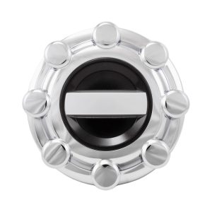 Coast to Coast Wheel Center Cap, Fits Into OEM Wheel, Closed Style, Chrome Plated, ABS Plastic, Set of 2 – C10098F
