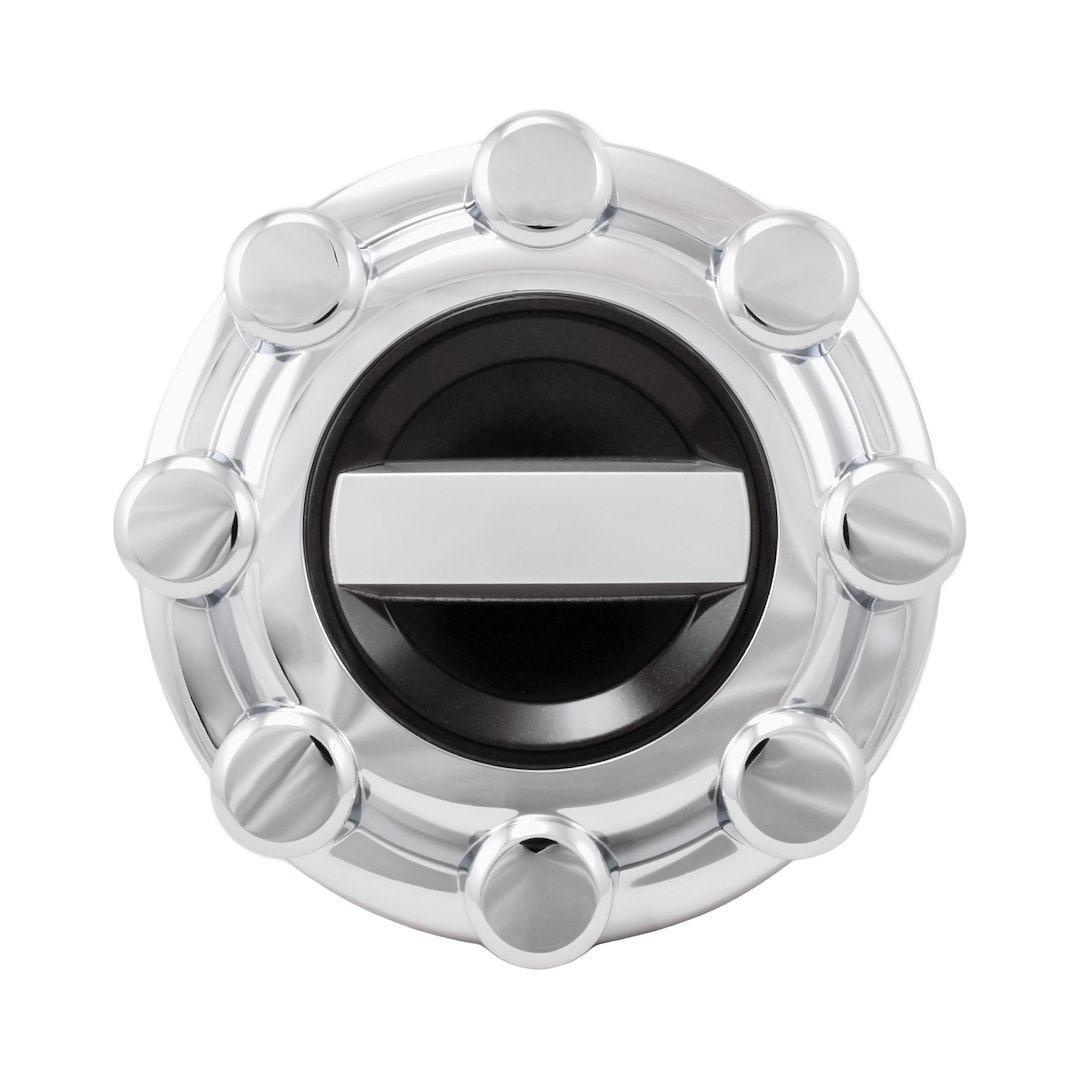 Coast to Coast Wheel Center Cap, Fits Into OEM Wheel, Closed Style, Chrome Plated, ABS Plastic, Set of 2 – C10098F