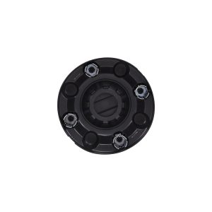 Coast to Coast Wheel Center Cap, Fits Into OEM Wheel, Painted, Gloss Black, ABS Plastic, Set of 2 – C10098FBK