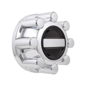 Coast to Coast Wheel Center Cap, Fits Into OEM Wheel, Chrome Plated, ABS Plastic, Set of 2 – C10098R