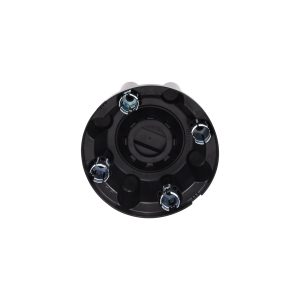 Coast to Coast Wheel Center Cap, Fits Into OEM Wheel, Painted, Gloss Black, ABS Plastic, Set of 2 – C10098RBK