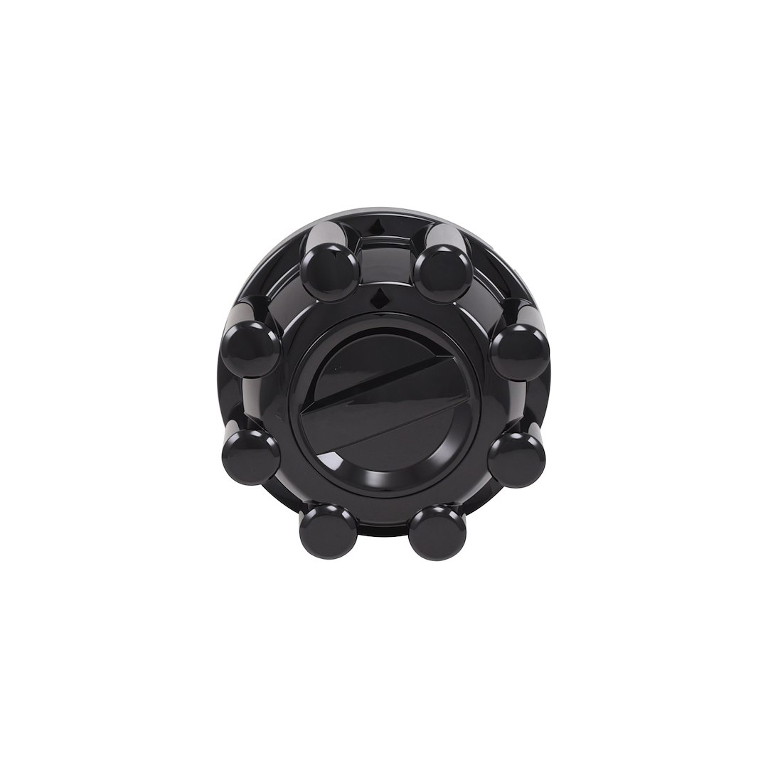 Coast to Coast Wheel Center Cap, Fits Into OEM Wheel, Painted, Gloss Black, ABS Plastic, Set of 2 – C10098RBK