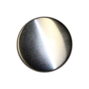 Coast to Coast Wheel Center Cap, OEM, 2-1/4 Inch Diameter, 0.625 Inch Height, Closed Style, Machined Finish, Brushed Aluminum, ABS Plastic – IWCC10265