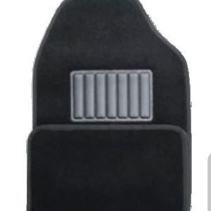 Coast to Coast Floor Mat, Universal, Black, Carpet with Driver with Heel Pad, Set of 4 – IWCCCFMBK