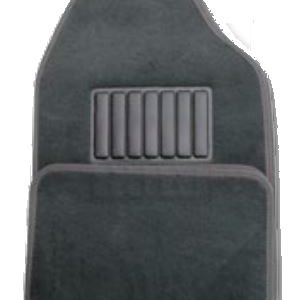 Coast to Coast Floor Mat, Universal, Dark Charcoal, Carpet with Driver with Heel Pad, Set of 4 – IWCCCFMDC