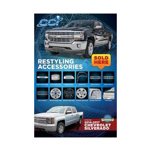 Coast to Coast Poster, Coast to Coast Restyling Accessories Installed on 14-17 Chevrolet Silverado, 24 X 36 Inch – CCICHEVY